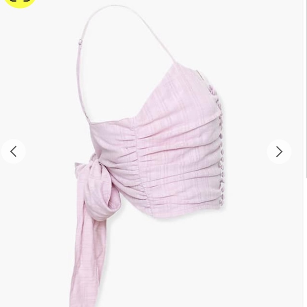 NWT! forever21 tie back cami crop top✨💗